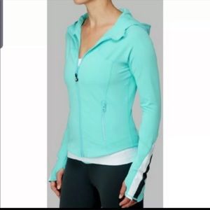 EUC Lululemon Full Zip Half Moon Ponytail Jacket